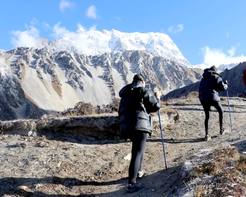Trekking To Tserkuri Peak
