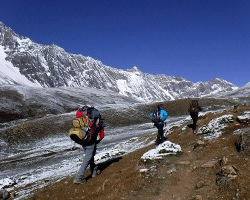 Walking To Kangla Pass
