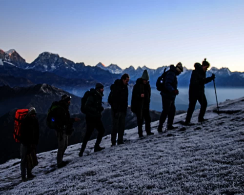 Way To Pikey Peak Morning