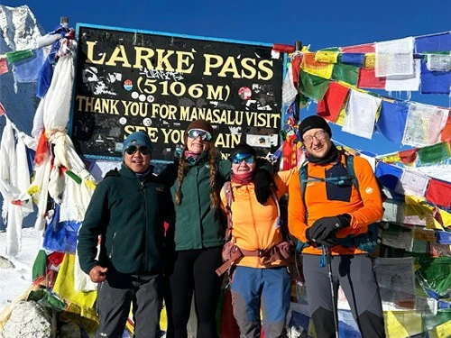 Larkya La Pass Manaslu Nepal